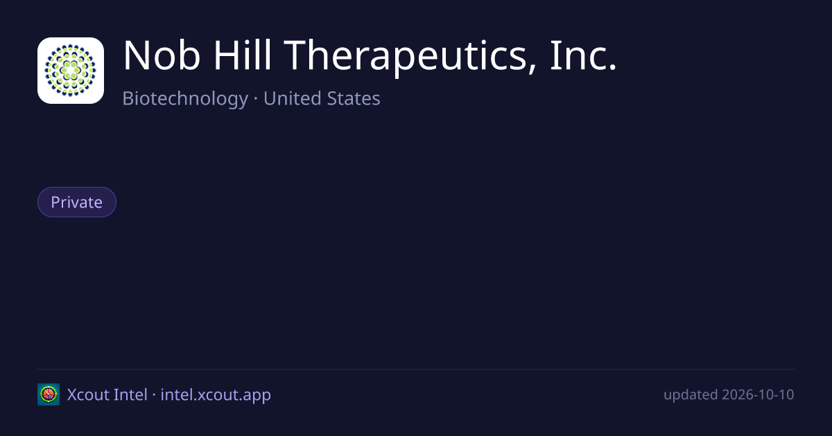 Nob Hill Therapeutics, Inc. — share card preview