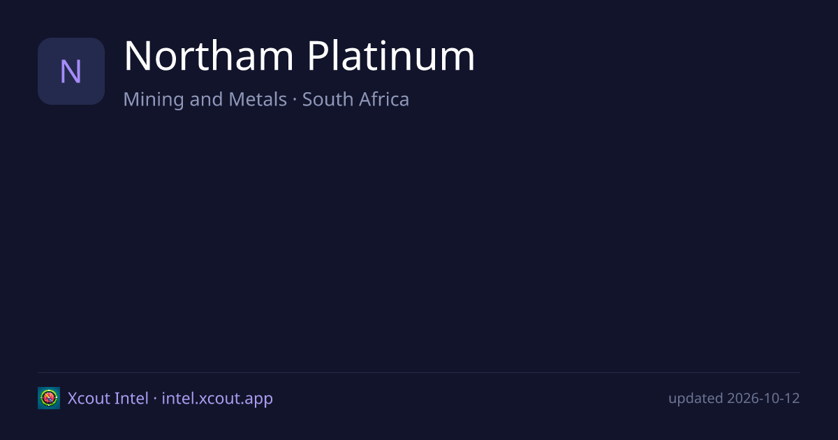 Northam Platinum — share card preview