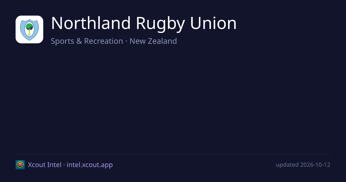Northland Rugby Union — share card preview