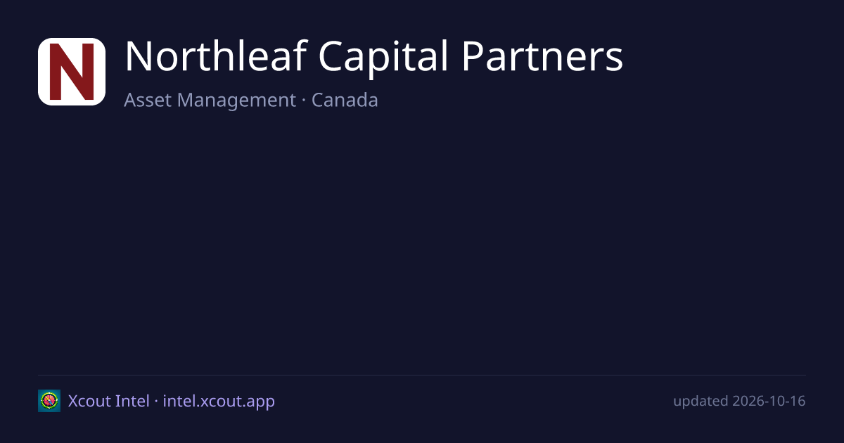 Northleaf Capital Partners — share card preview