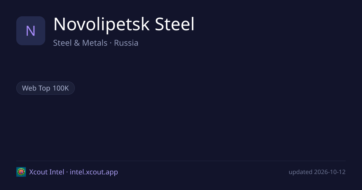 Novolipetsk Steel — share card preview