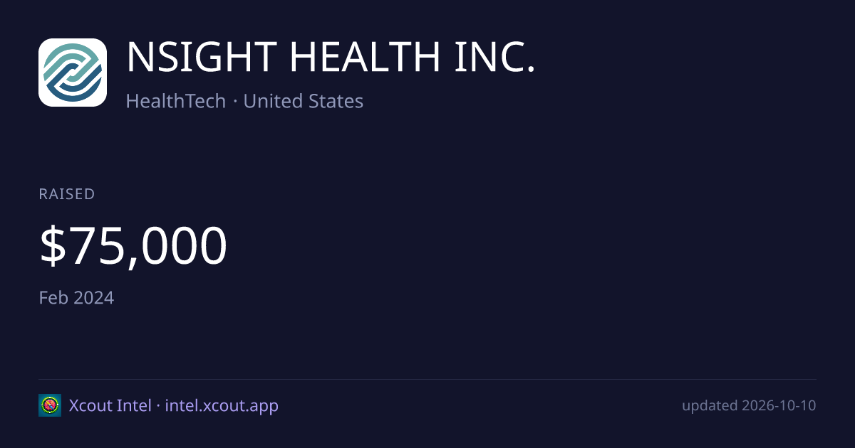 NSIGHT HEALTH INC. — share card preview