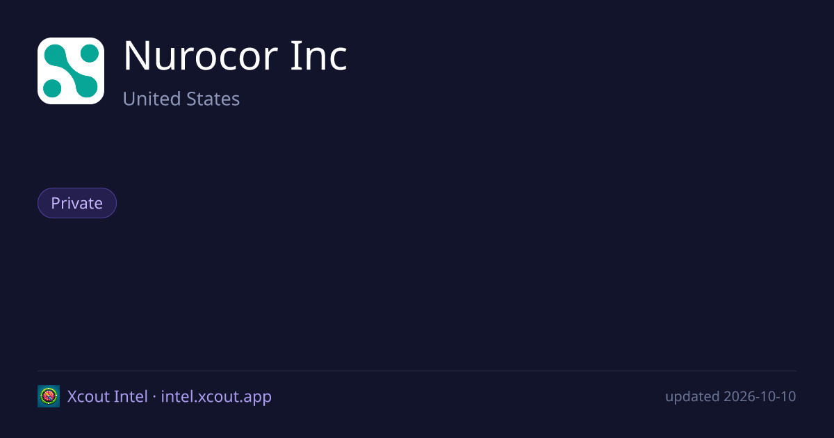 Nurocor Inc — share card preview