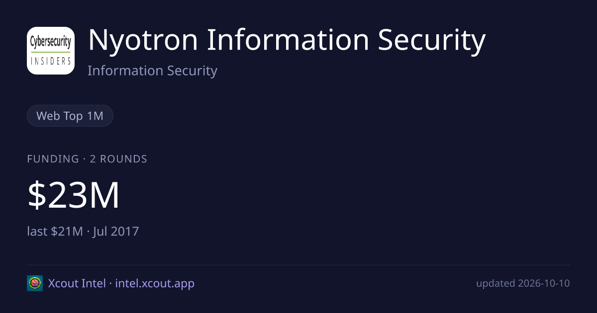 Nyotron Information Security — share card preview