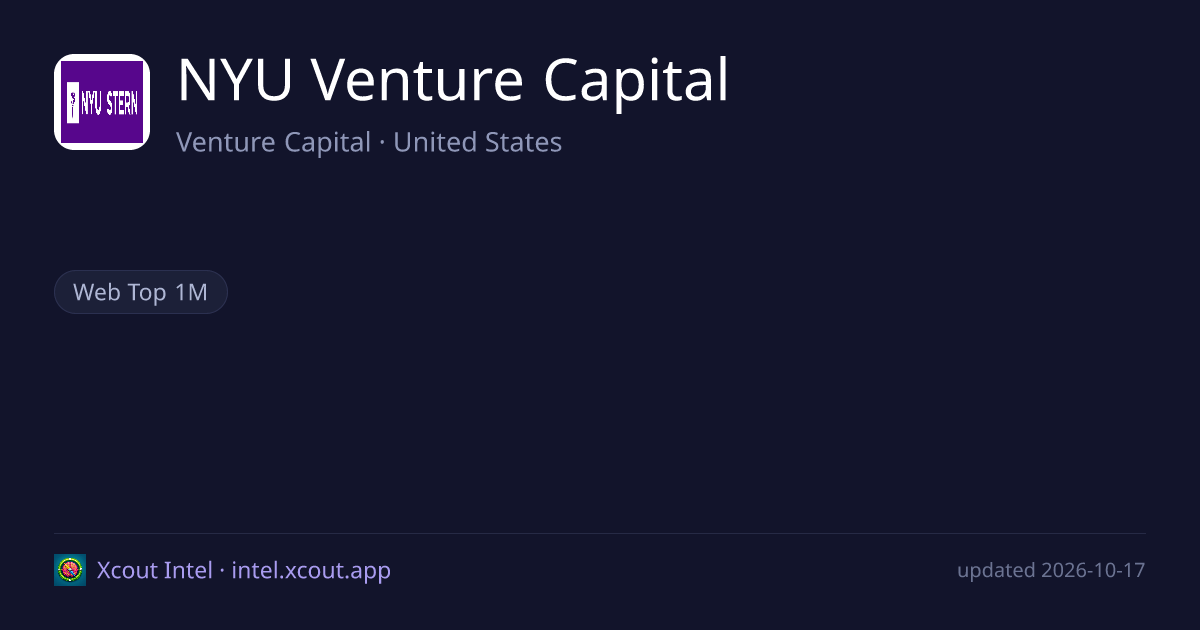 NYU Venture Capital — share card preview