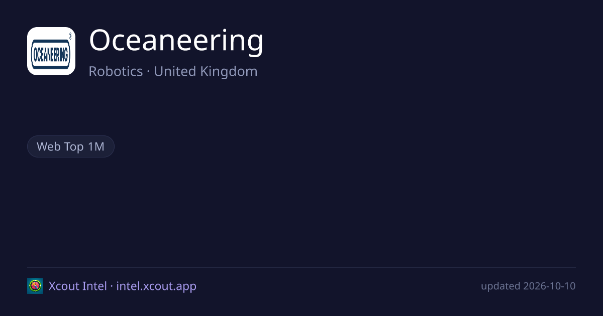 Oceaneering — share card preview