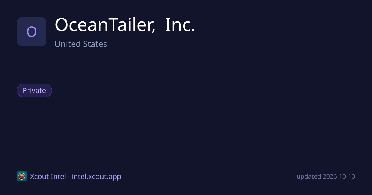 OceanTailer, Inc. — share card preview
