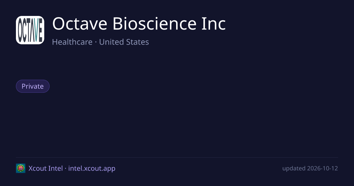 Octave Bioscience Inc — share card preview