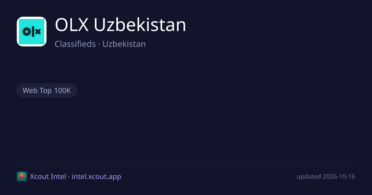 OLX Uzbekistan — share card preview