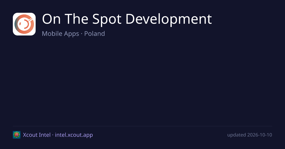 On The Spot Development — share card preview
