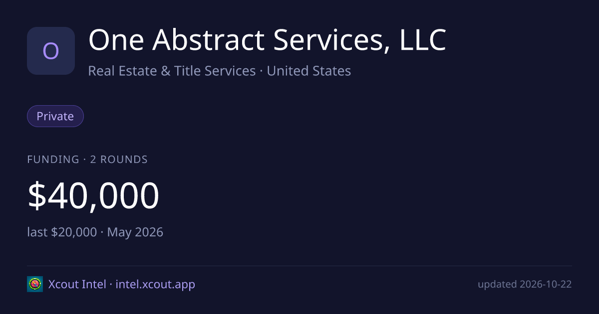 One Abstract Services, LLC — share card preview