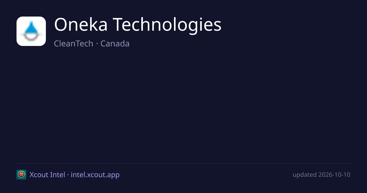 Oneka Technologies — share card preview