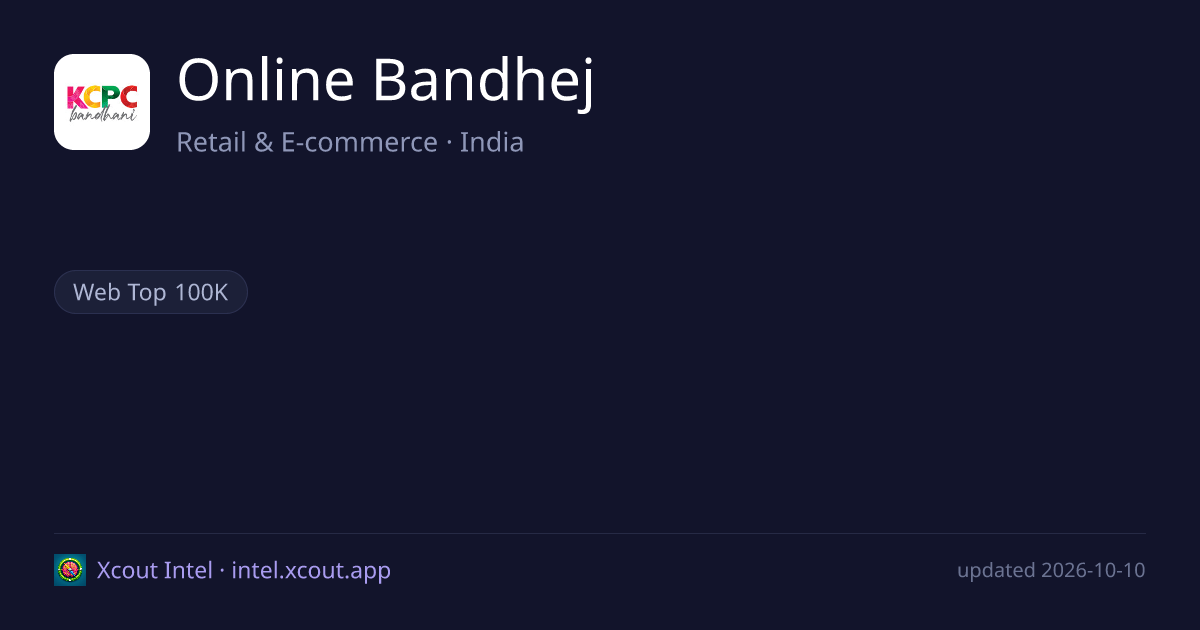 Online Bandhej — share card preview
