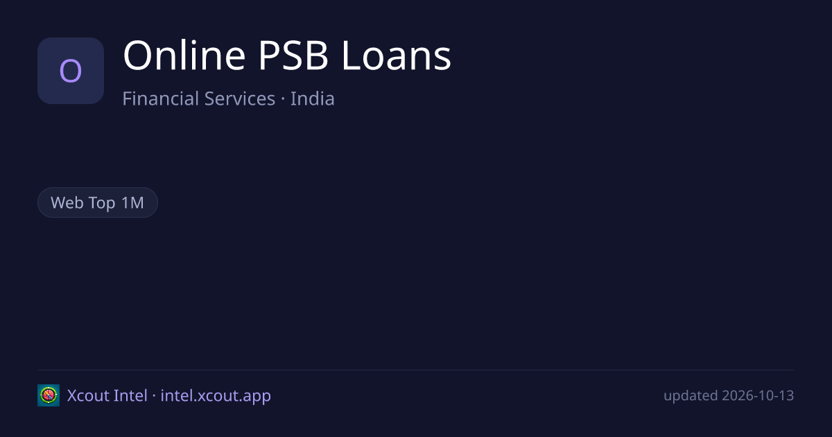 Online PSB Loans — share card preview