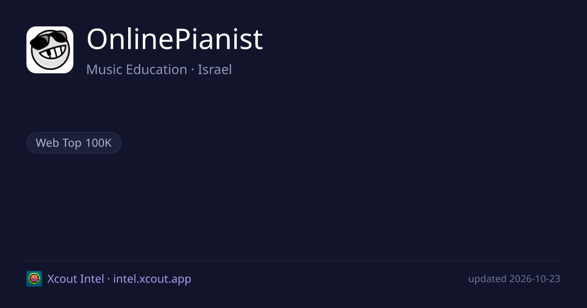 OnlinePianist — share card preview