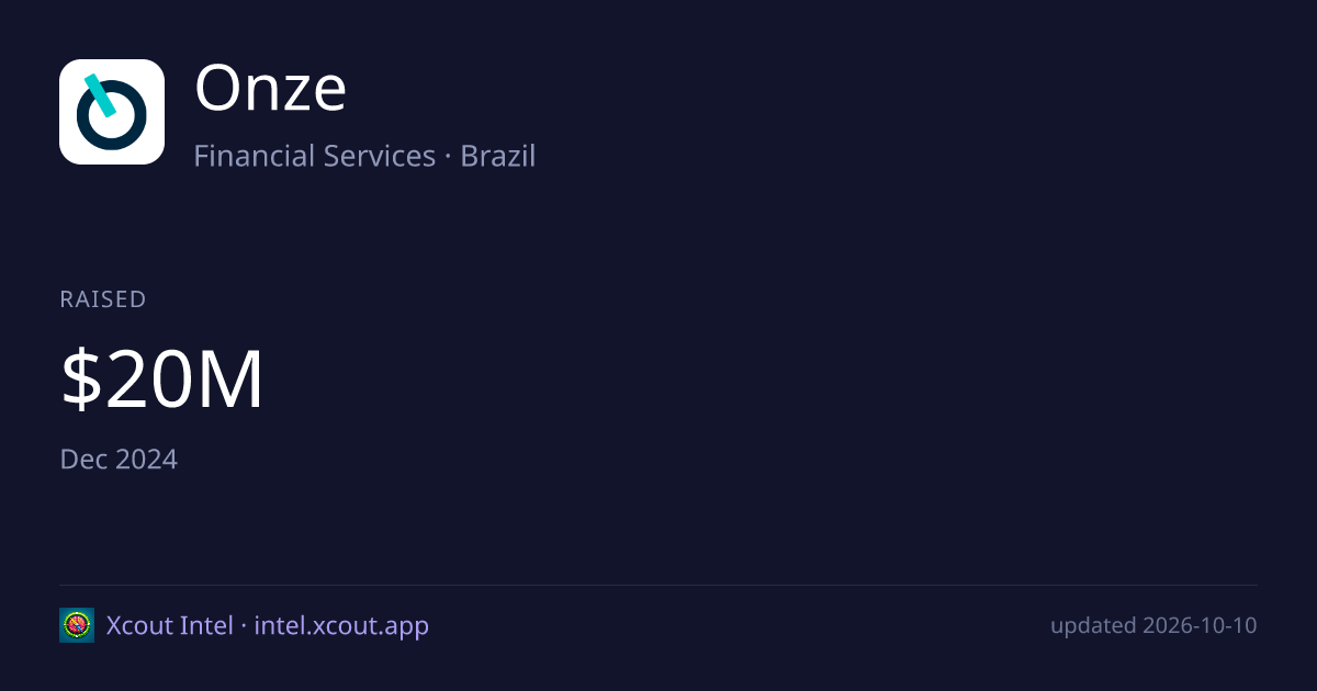 Onze — share card preview