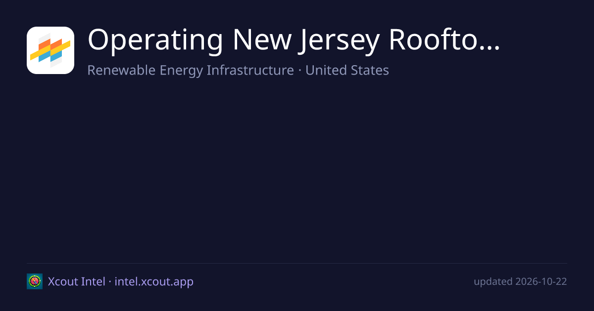 Operating New Jersey Rooftop Solar — share card preview