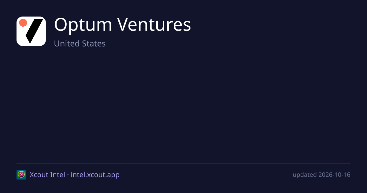 Optum Ventures — share card preview