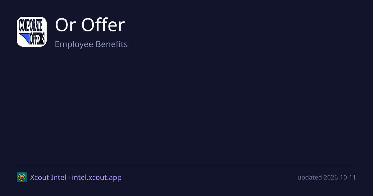 Or Offer — share card preview