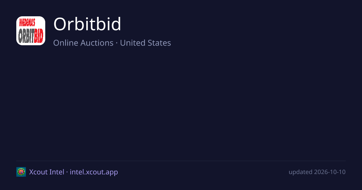 Orbitbid — share card preview