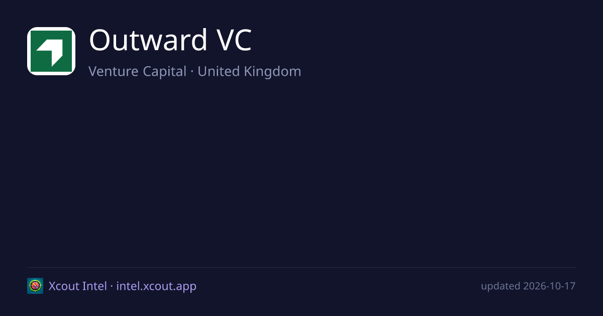 Outward VC — share card preview