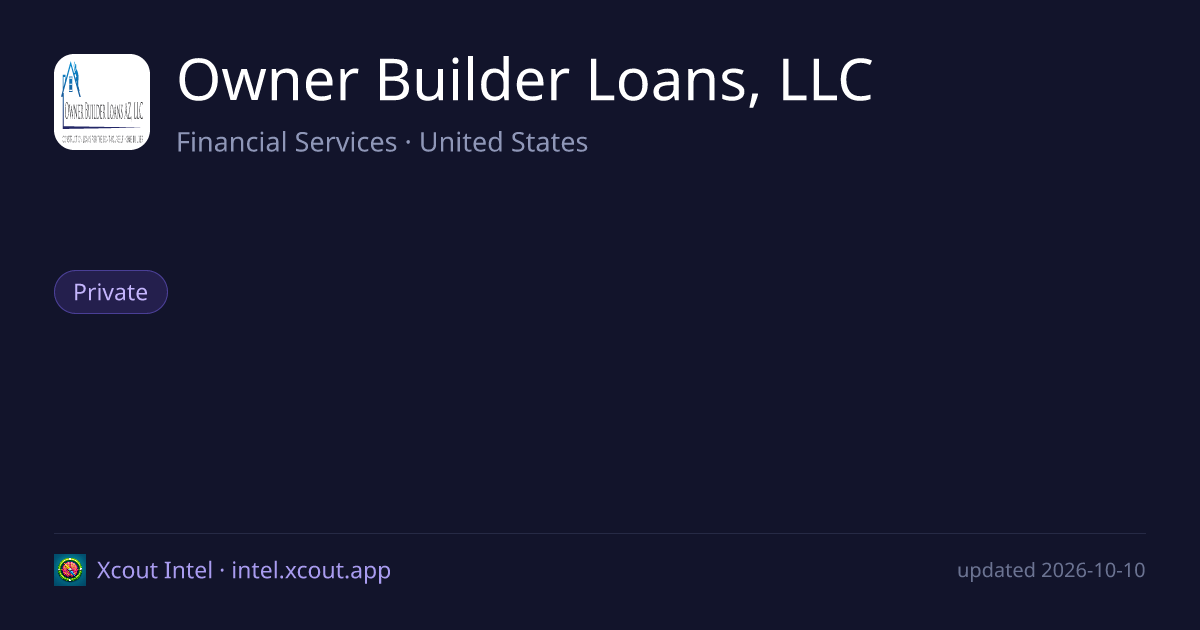 Owner Builder Loans, LLC — share card preview