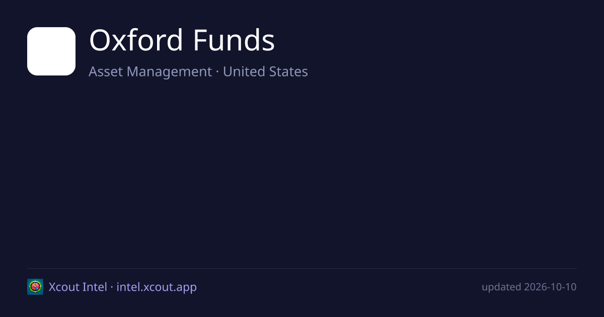 Oxford Funds — share card preview