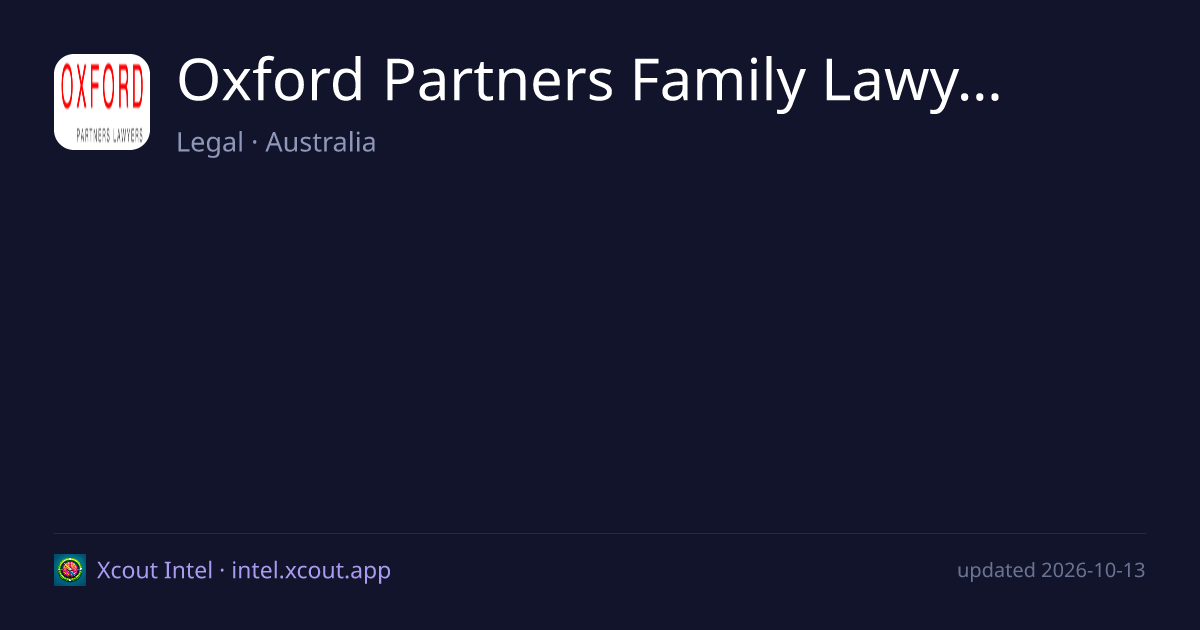 Oxford Partners Family Lawyers — share card preview