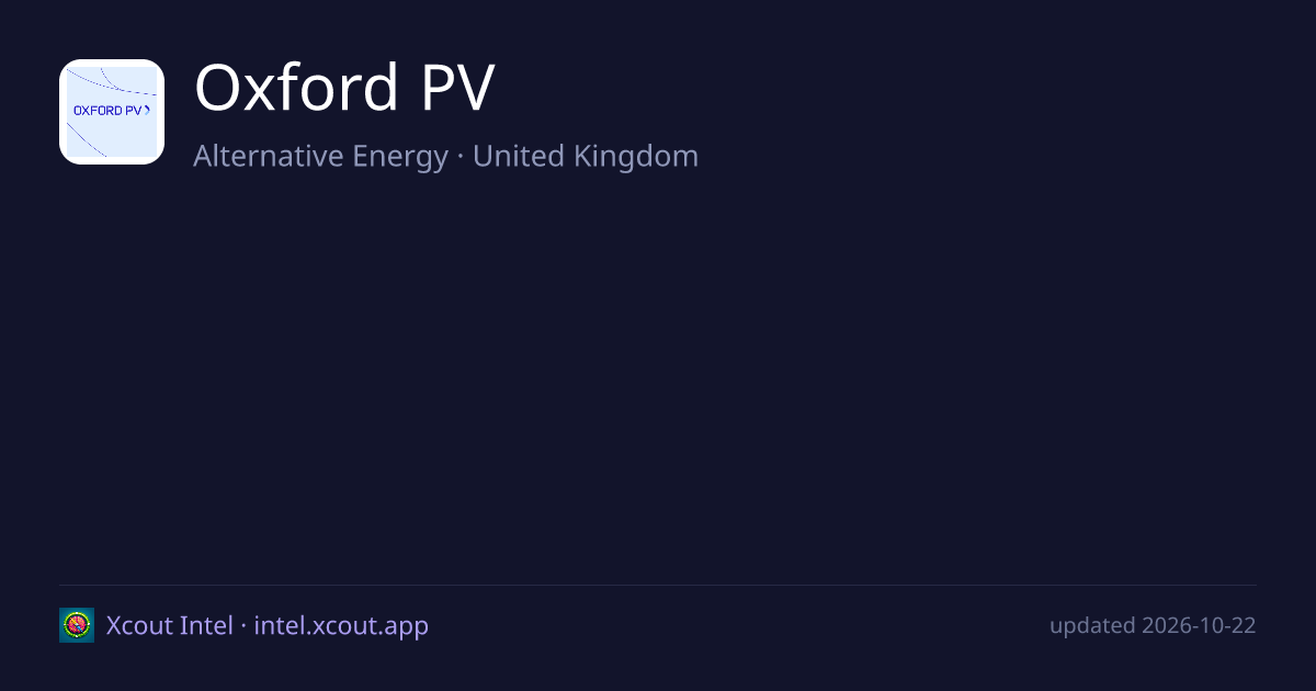 Oxford PV — share card preview