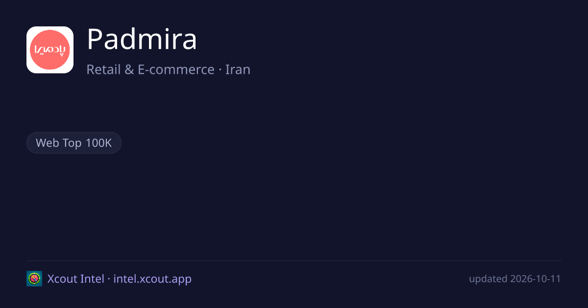 Padmira — share card preview