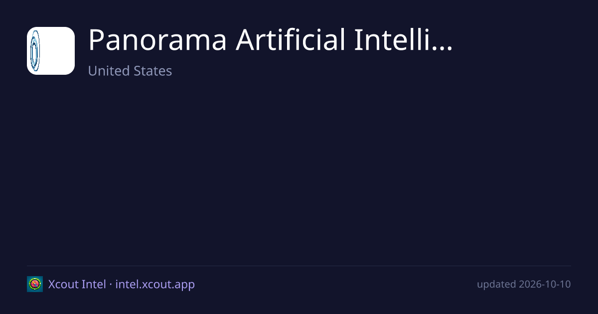 Panorama Artificial Intelligence Corp. — share card preview