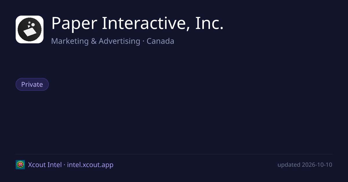 Paper Interactive, Inc. — share card preview