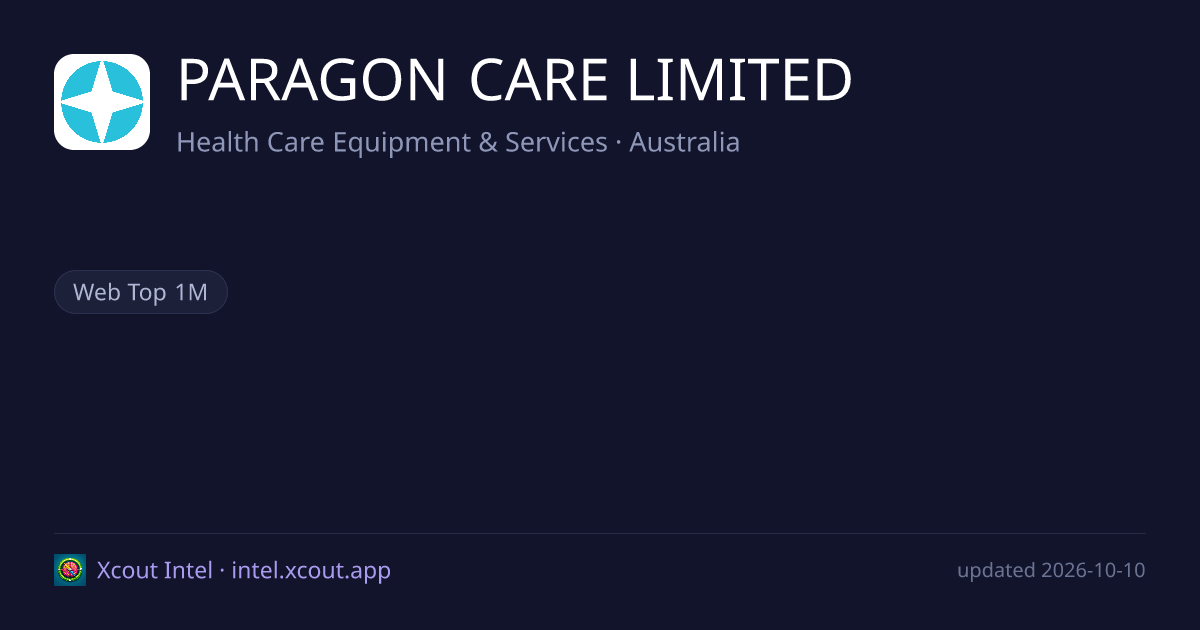 PARAGON CARE LIMITED — share card preview