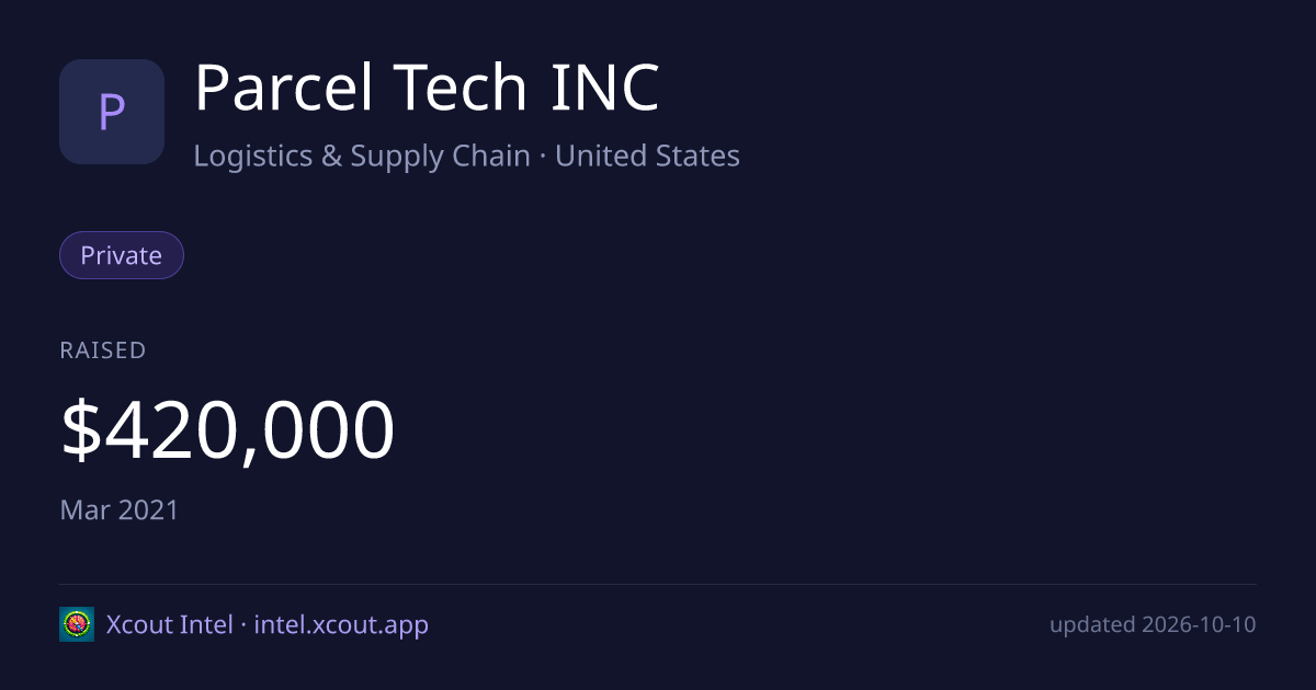 Parcel Tech INC — share card preview