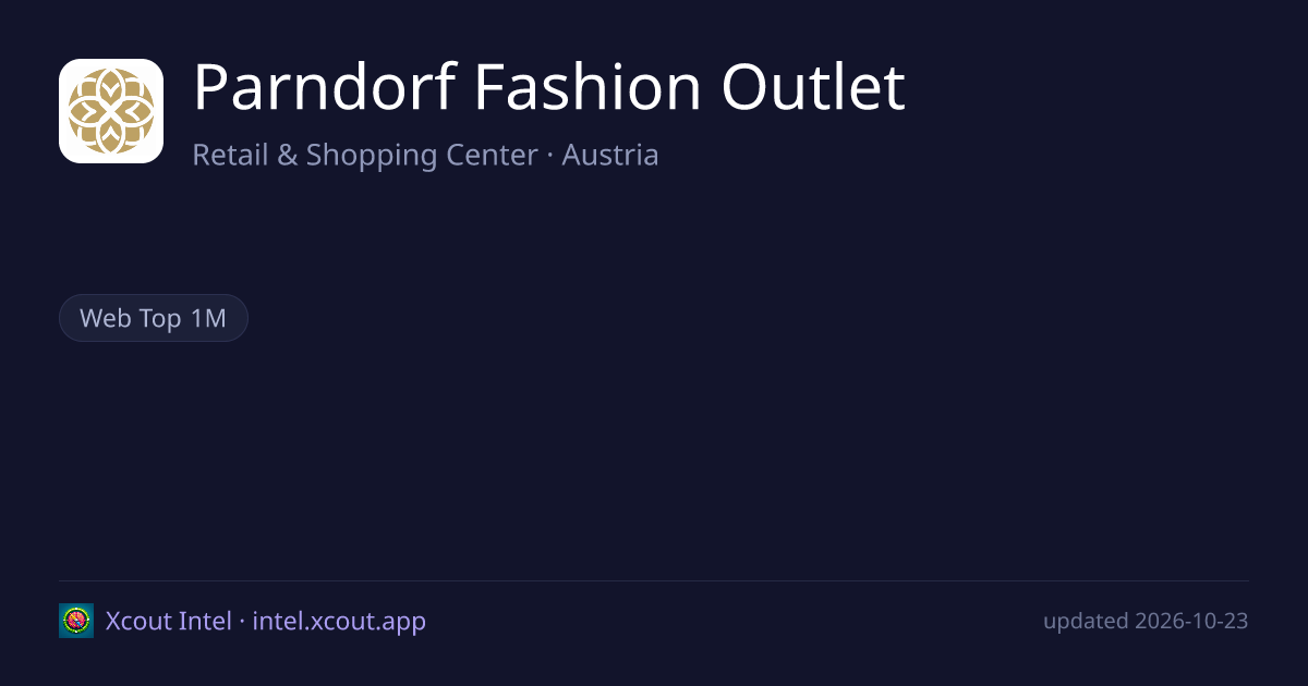 Parndorf Fashion Outlet — share card preview