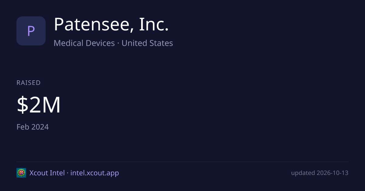 Patensee, Inc. — share card preview