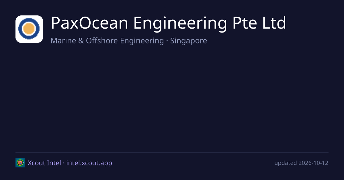 PaxOcean Engineering Pte Ltd — share card preview