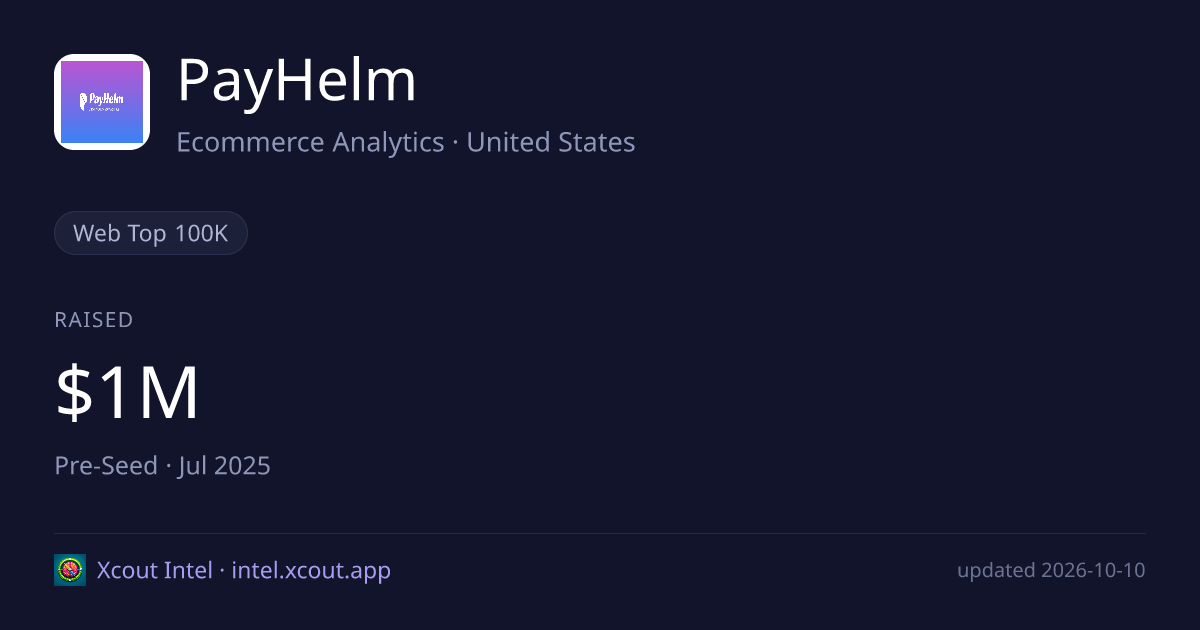 PayHelm — share card preview