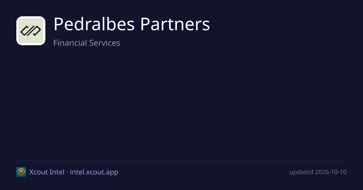 Pedralbes Partners — share card preview