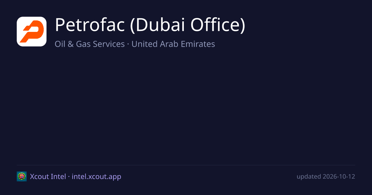 Petrofac (Dubai Office) — share card preview