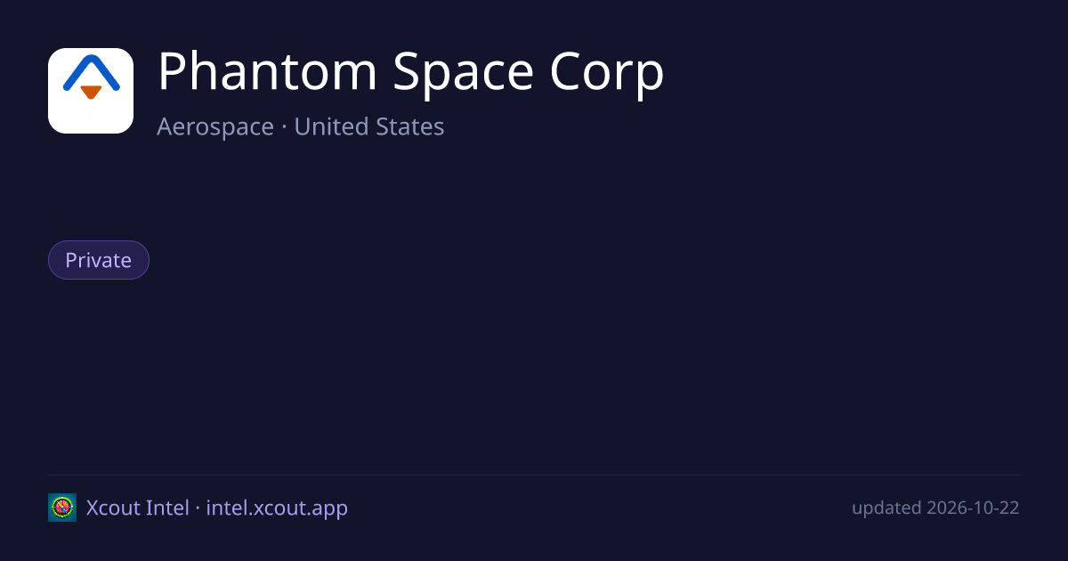 Phantom Space Corp — share card preview