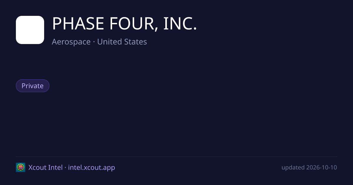 PHASE FOUR, INC. — share card preview