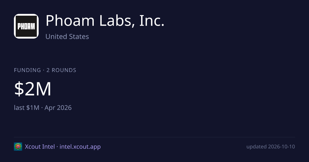 Phoam Labs, Inc. — share card preview