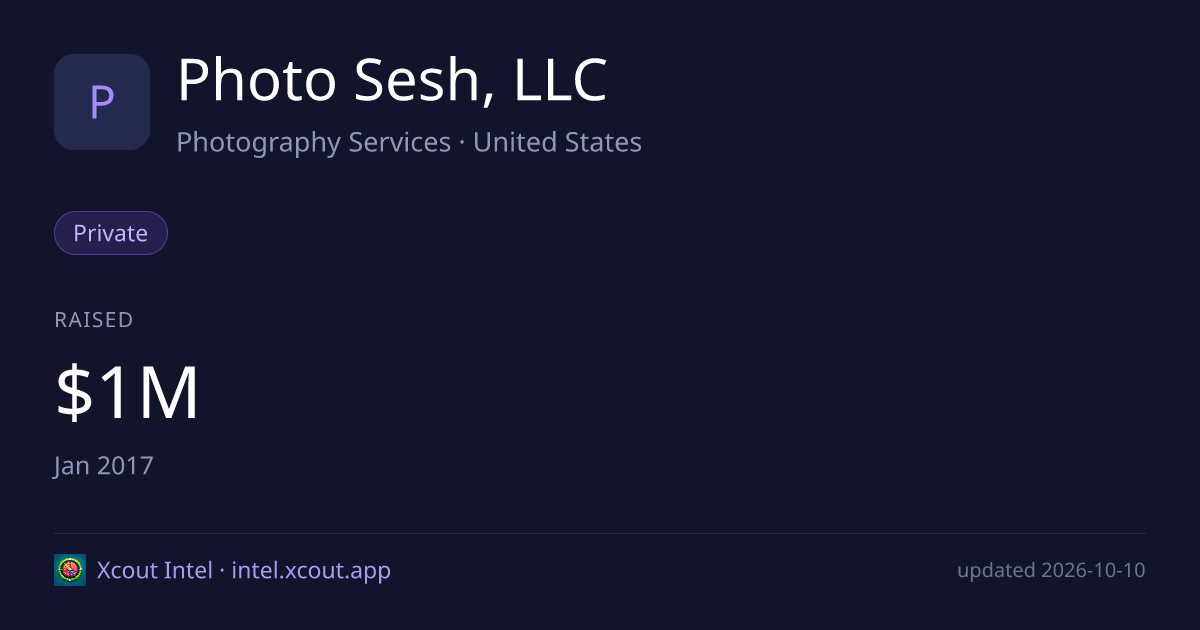 Photo Sesh, LLC — share card preview