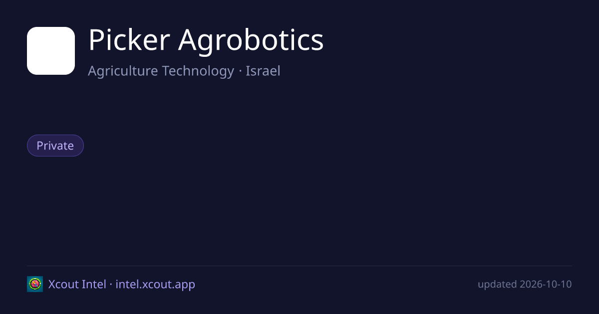 Picker Agrobotics — share card preview