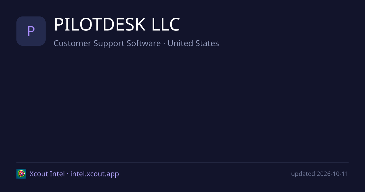 PILOTDESK LLC — share card preview