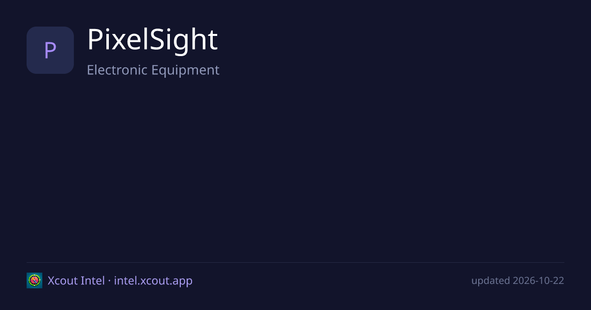 PixelSight — share card preview