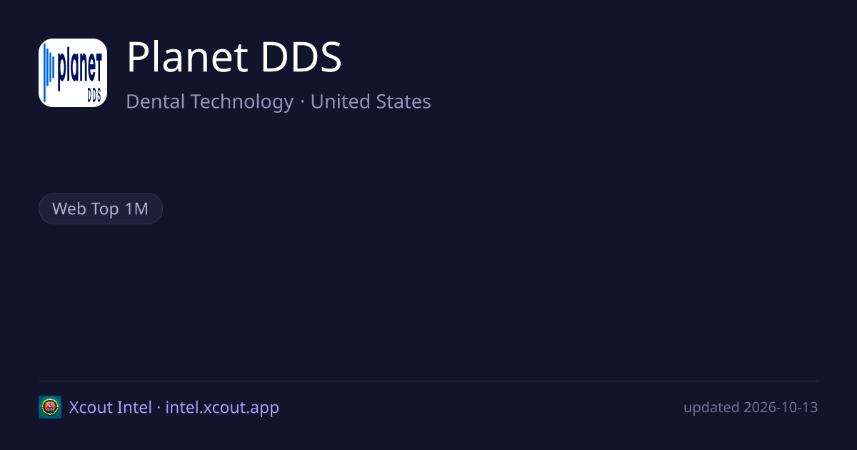 Planet DDS — share card preview