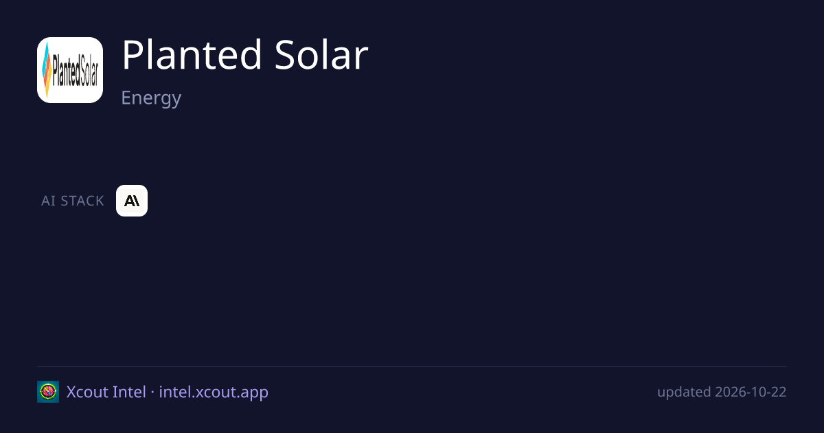 Planted Solar — share card preview