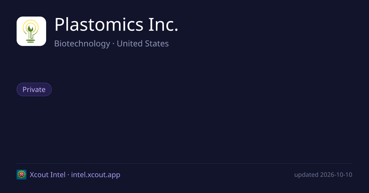 Plastomics Inc. — share card preview